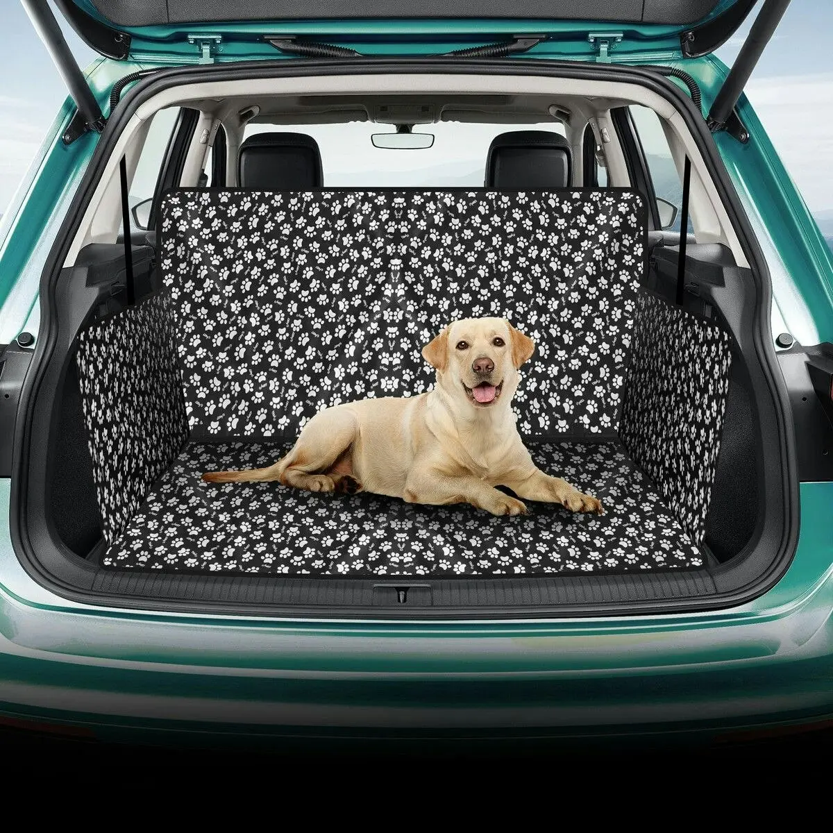 Pet Scene Dog Pet Car Seat Cover Cat Hammock Back Blanket Beach Mat Rear Bench Protector Waterproof