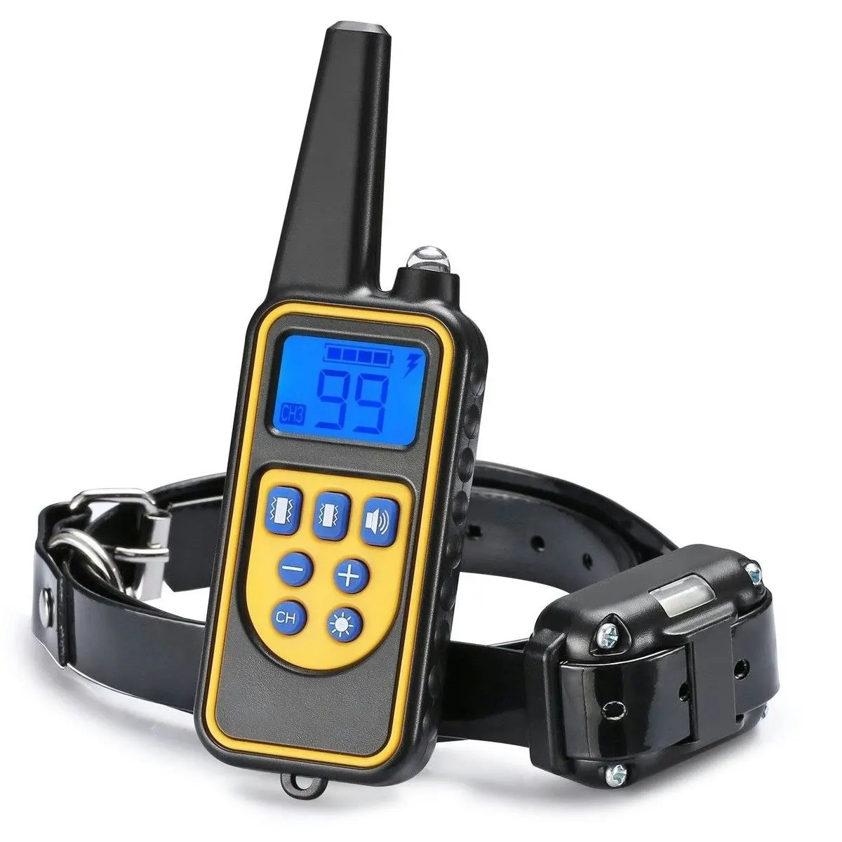 Pet Scene Dog Training Collar Rechargeable Dog Vibration Beep Collar with 800M Remote Control