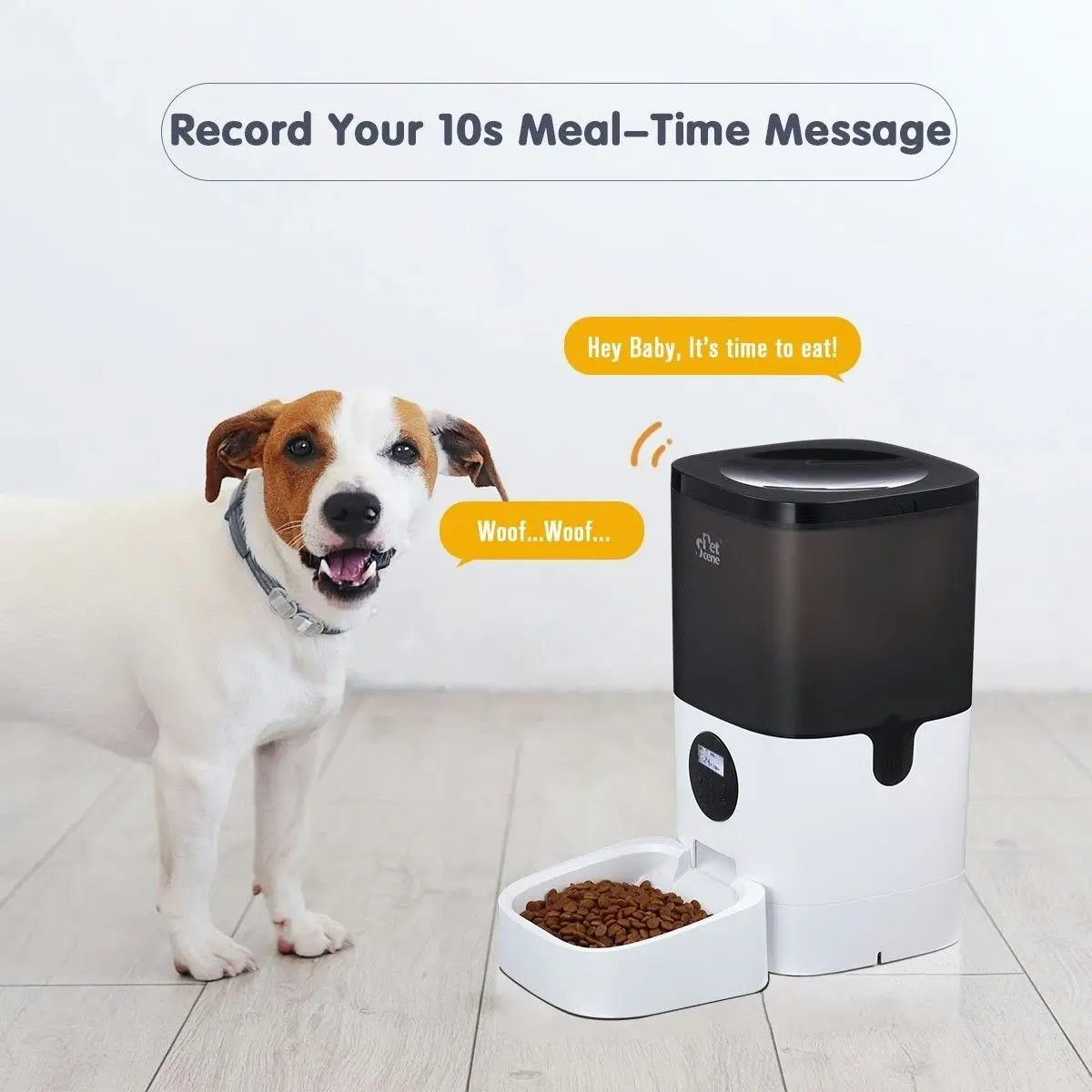 Pet Scene Petscene 6L Automatic Pet Feeder Dog Cat Feeder Food Dispenser with LCD Screen