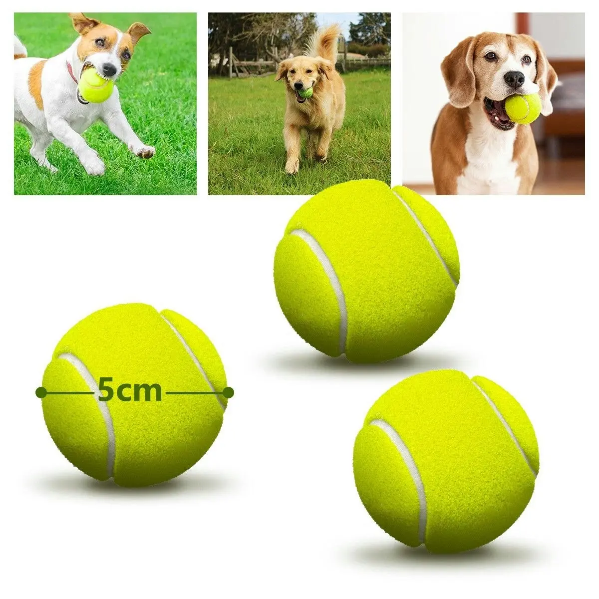 Ausway AFP Dog Ball Launcher Thrower Automatic Tennis Fetch Throwing Machine Adjustable Distance with 3 Balls