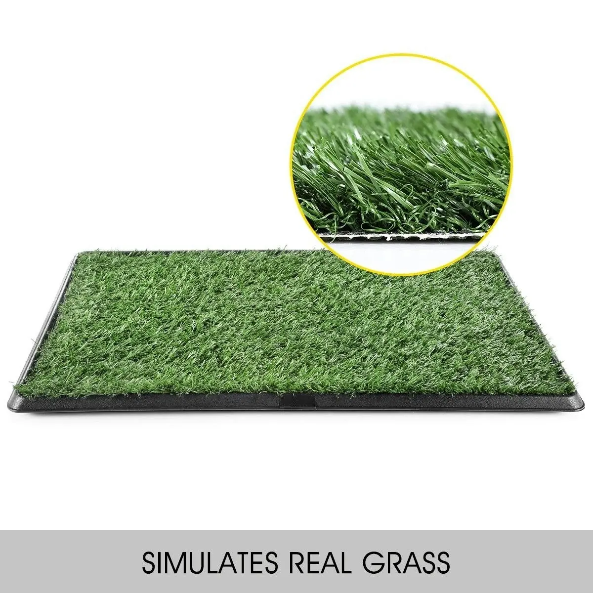 Pet Scene Pet Dog Toilet Potty Tray Training Grass Mat