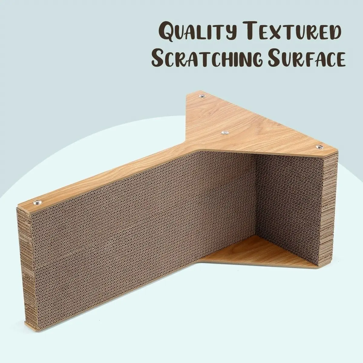 Pet Scene Corrugated Cardboard Cat Scratching Board Cat Tree Scratcher Pad Lounge Toy Furniture