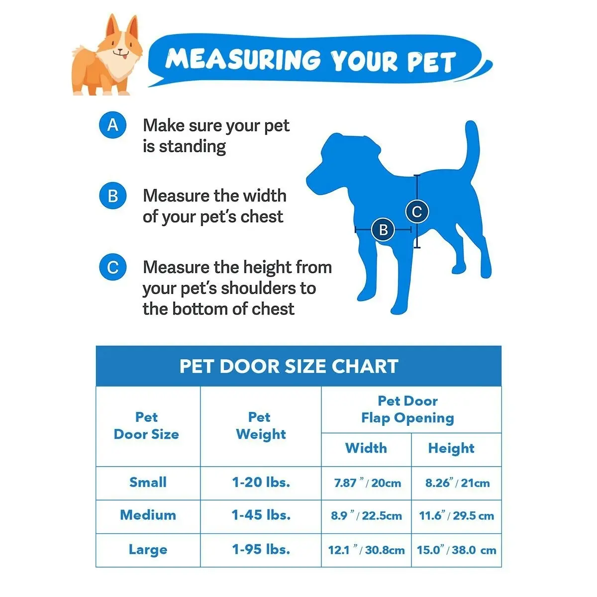 Pet Scene Pet Dog Cat Door Flap Large 2-Way Locking Safe Brushy Security Wall Metal Slide-in Lockable Panel