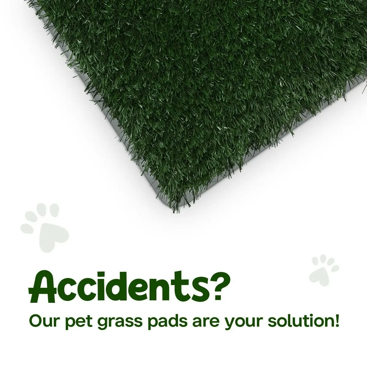 PaWise Pet Dog Grass Toilet Pee Pad Indoor Puppy Potty Training Mat Patch with Removable Tray