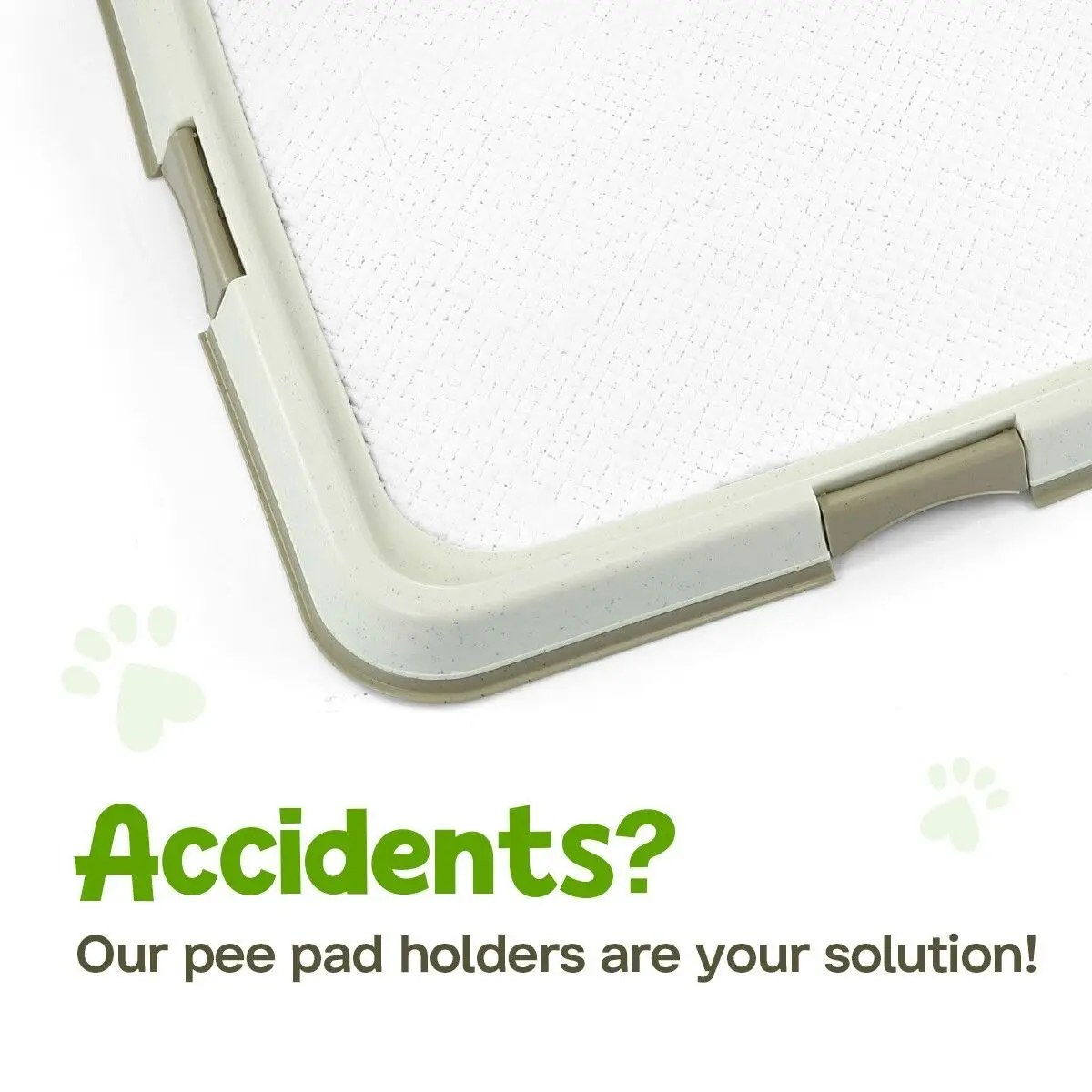 PaWise Pet Dog Pee Pad Holder Indoor Puppy Potty Training Tray Portable Trainer 60x60cm