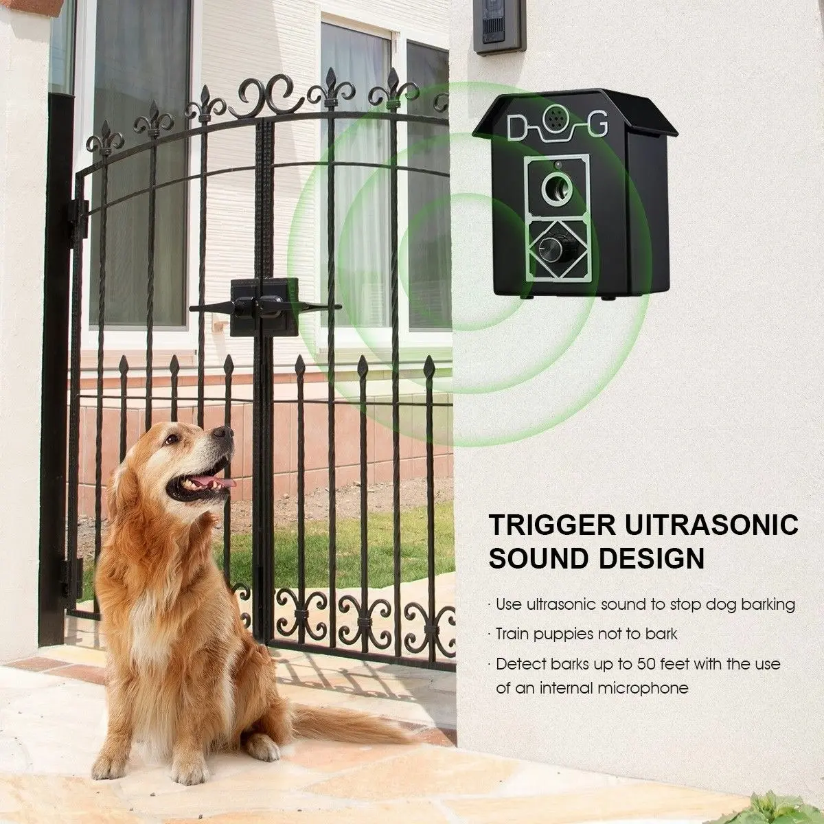 Pet Scene MAXKON Anti Barking Device Ultrasonic Dog Bark Controller