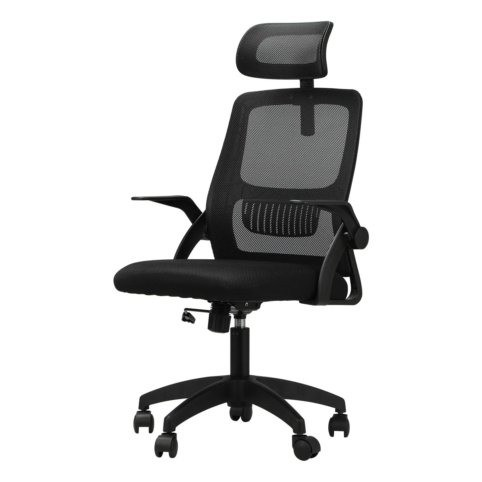 Oikiture Mesh Office Chair Executive Fabric Gaming Seat Racing Computer Black1