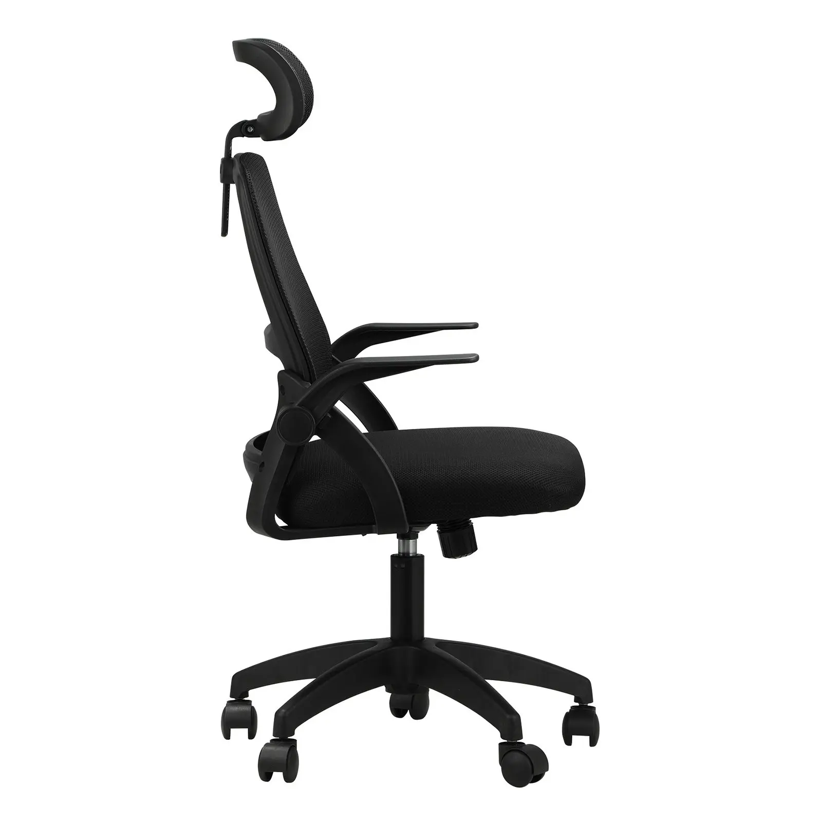 Oikiture Mesh Office Chair Executive Fabric Gaming Seat Racing Computer Black1