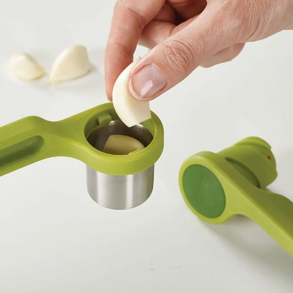 Joseph Joseph Helix Garlic Press/Crusher Manual Masher Home Kitchen Mincer Green