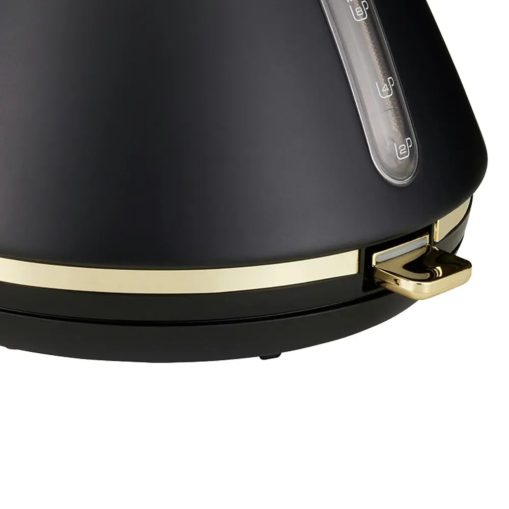 Morphy Richards Ascend 1.5L Electric Pyramid Kettle/Boiler 2200W Soft Gold/Black