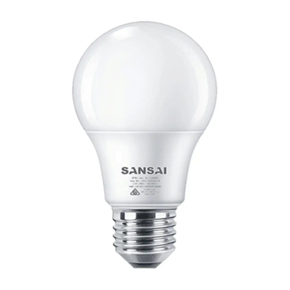 6x Sansai Home/Office LED 1050lm Screw Light Bulb A60 12W E27 Cool White 6500K