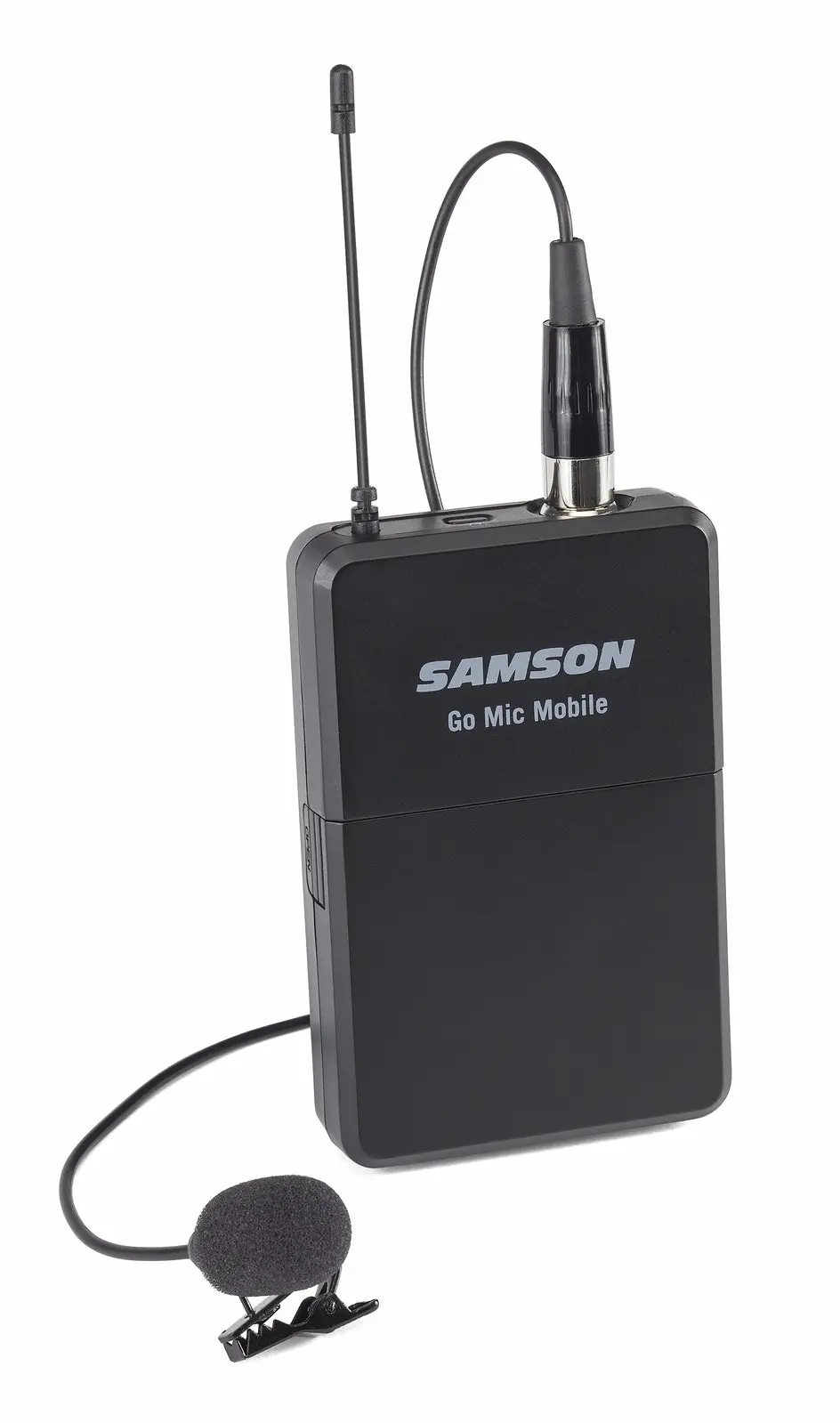 Samson Go Mic 9.6cm Wireless Lavalier Microphone Clip-On Lapel Audio System BLK