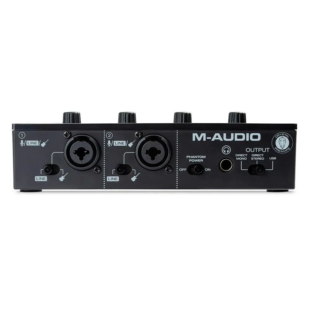 M-Audio M-Track Duo 2-Channel Portable Recording Interface For Mac/Desktop PC