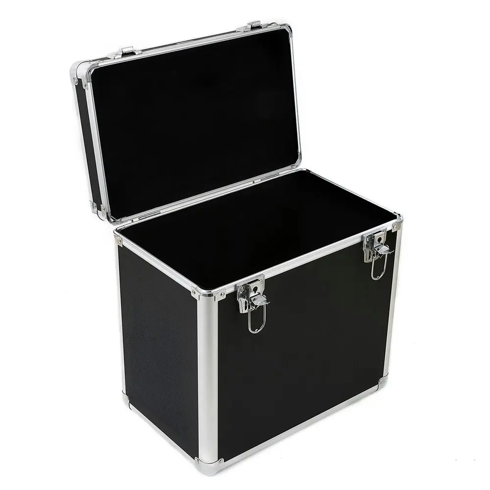 Silcron Aluminium 55 Record Heavy Duty Aluminium Carrying Safe Storage Case