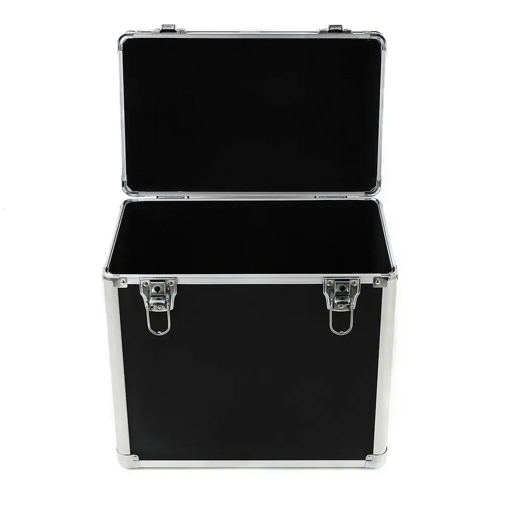 Silcron Aluminium 55 Record Heavy Duty Aluminium Carrying Safe Storage Case