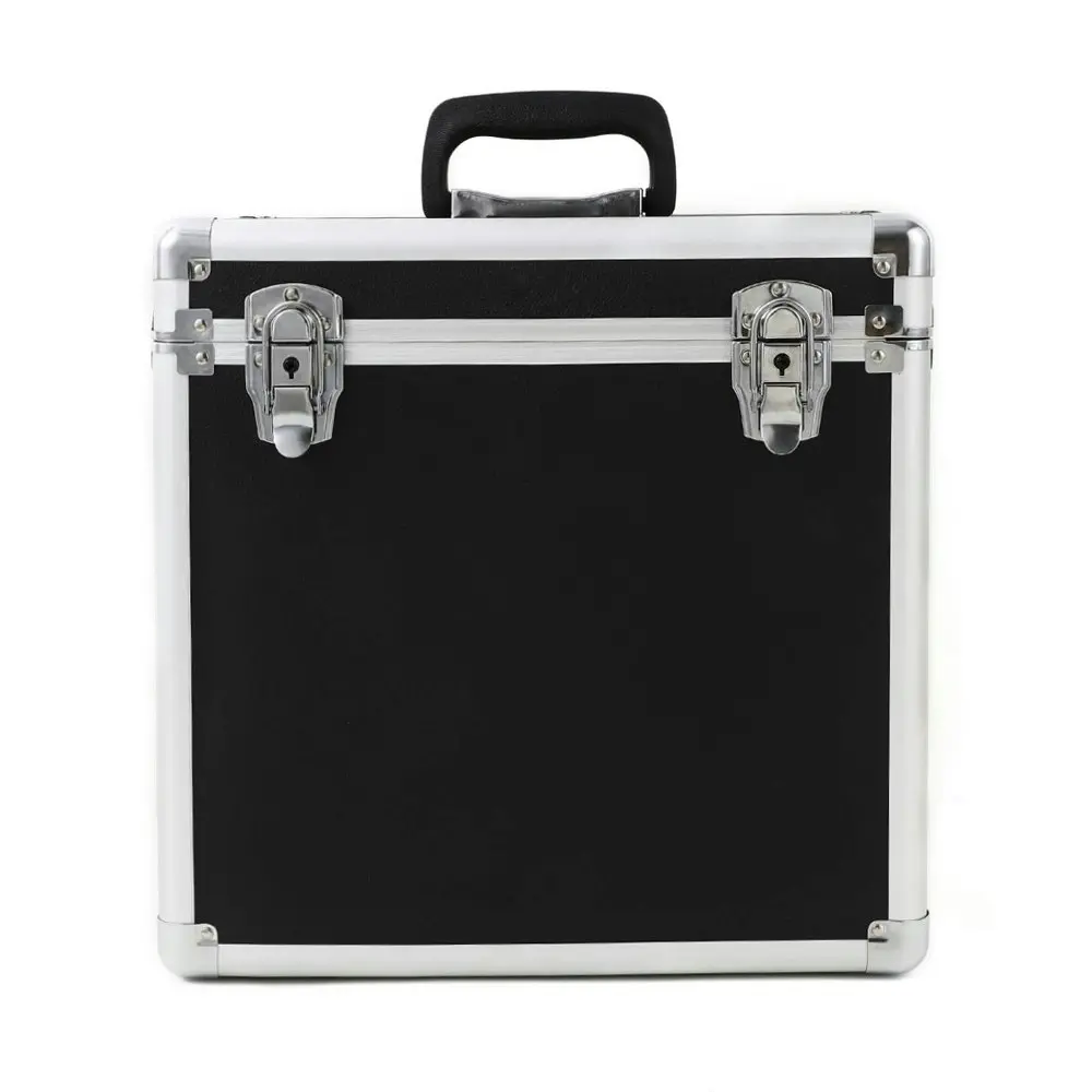 Silcron Aluminium 55 Record Heavy Duty Aluminium Carrying Safe Storage Case