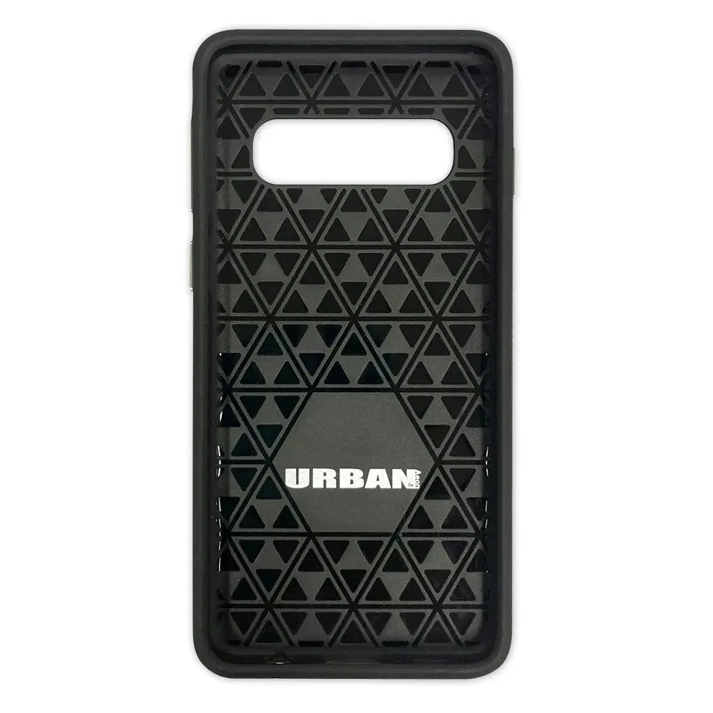 Urban Pyramid Phone Case Protective Back Cover For Samsung Galaxy A70 Black