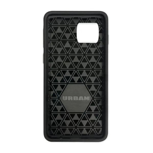 Urban Pyramid Mobile Phone Case Protective Cover For Apple iPhone 12 Pro Black