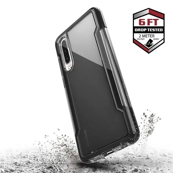 X-Doria Defense Protection Case Mobile Phone Cover For Huawei P30 Clear/Black