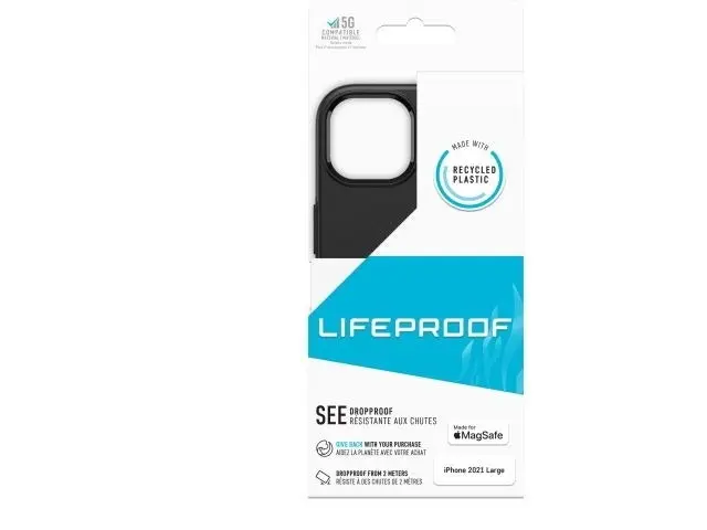 LifeProof See MagSafe Phone Case Protection Cover For Apple iPhone 13 Black