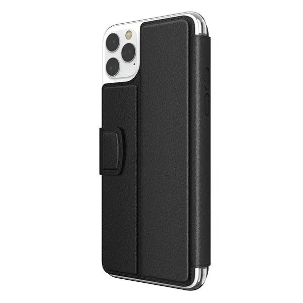 X-Doria Folio Air Wallet Flip Protective Case Cover For iPhone11 Pro Max Black