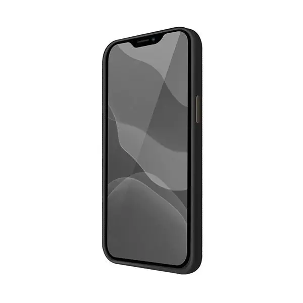 Uniq Lino Hue Silicone Armour Case Protective Cover For iPhone 12 mini Black