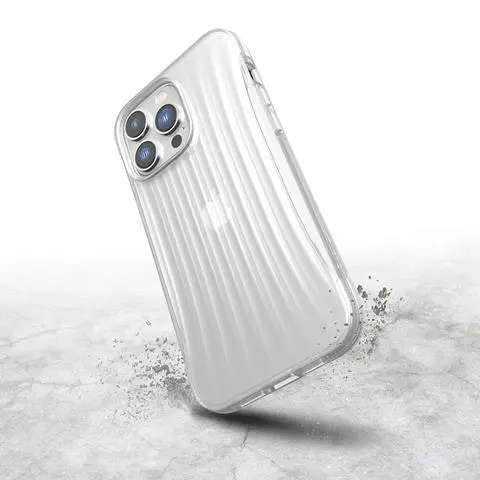 X-Doria Raptic Clutch Protection Phone Case Cover For iPhone 14 Pro Max Clear