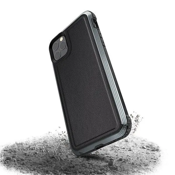 X-Doria Defense Lux Protective Leather Case For Apple iPhone 11 Pro Max Black