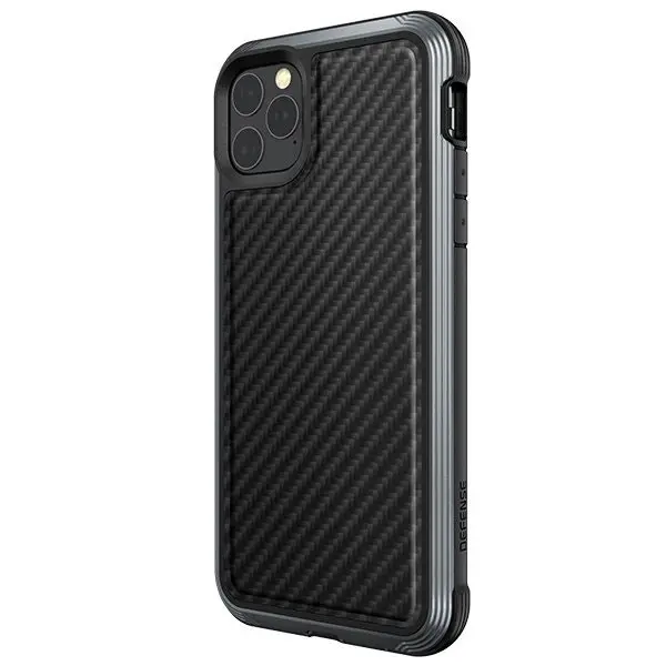 X-Doria Defense Lux Protective Carbon Case/Cover For Apple iPhone 11 Pro Max BLK