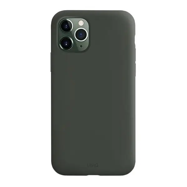 Uniq Lino Hue Protective Mobile Case Silicone Cover For Apple iPhone 11 Pro Grey