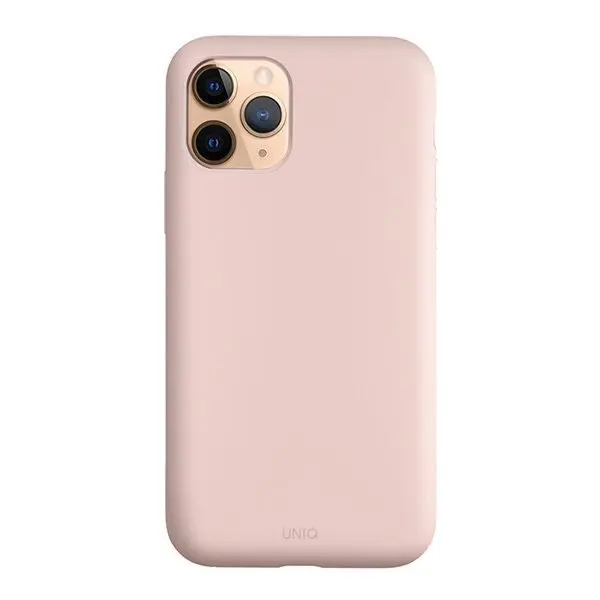 Uniq Lino Hue Protective Mobile Case Silicone Cover For Apple iPhone 11 Pro Pink