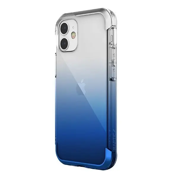 X-Doria Raptic Air Shockproof Case/Cover For Apple iPhone 12 Mini Blue Gradient