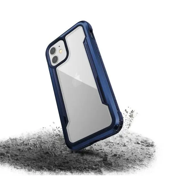 X-Doria Raptic Shield Protective Heavy Duty Case For Apple iPhone 12 Mini Blue