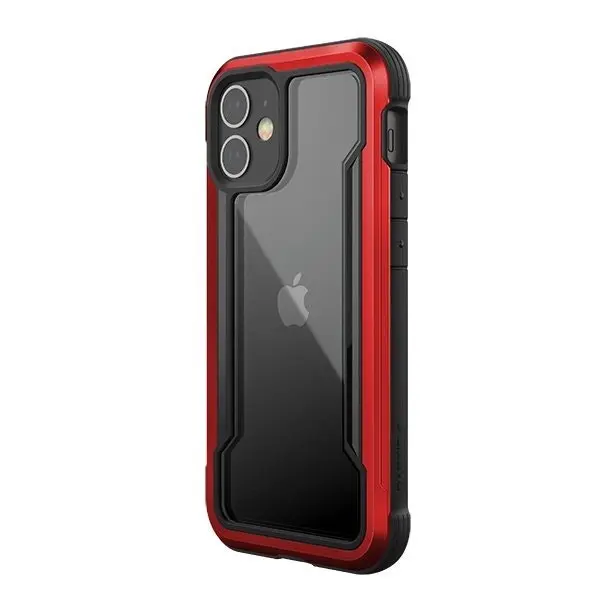 X-Doria Raptic Shield Protective Heavy Duty Case For Apple iPhone 12 Mini Red