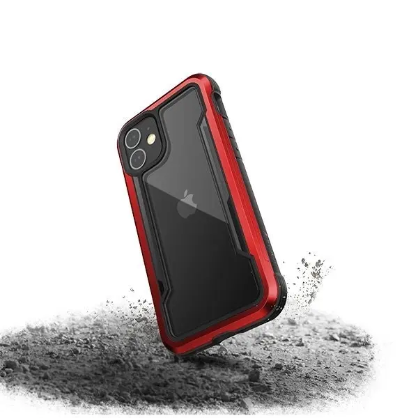 X-Doria Raptic Shield Protective Heavy Duty Case For Apple iPhone 12 Mini Red