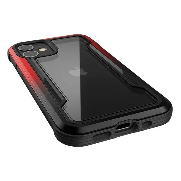 X-Doria Raptic Shield Protective Case/Cover For Apple iPhone 12 Mini Black/Red