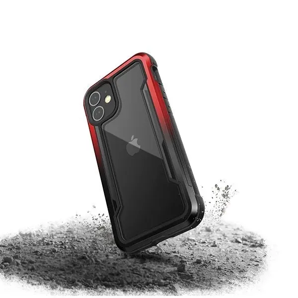 X-Doria Raptic Shield Protective Case/Cover For Apple iPhone 12 Mini Black/Red