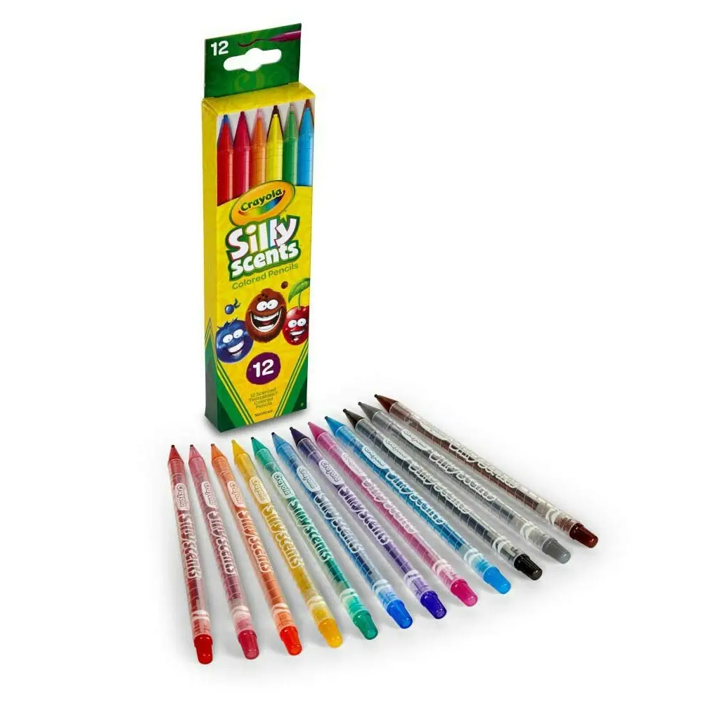 12pc Crayola Silly Scents Twistables Coloured Pencils Drawing Art/Craft Kids 5y+