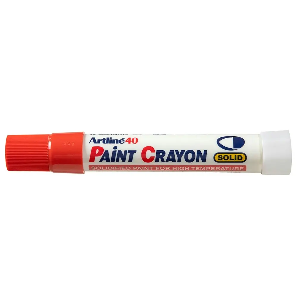 12PK Artline 40 Permanent Paint Crayon High Temperature - Red