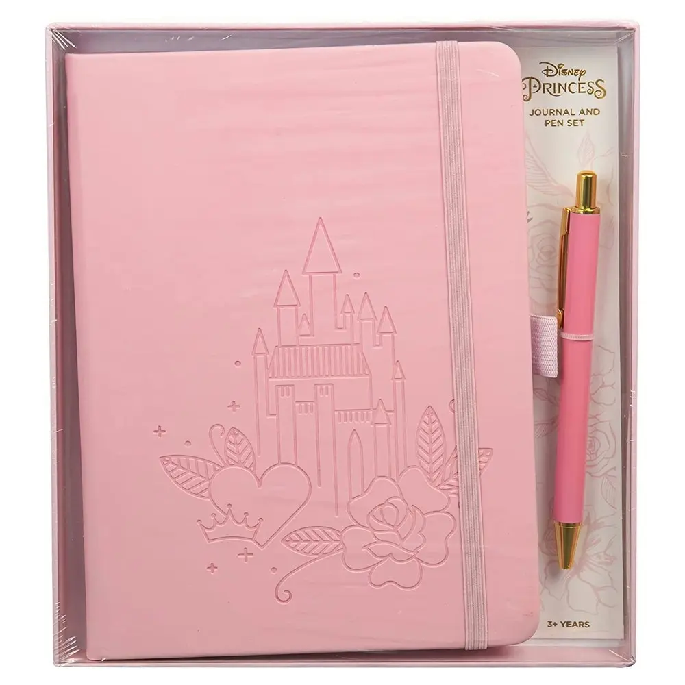 Disney Princesses Journal/Diary & Pen Set Kids/Childrens Writing 3y+ Pink