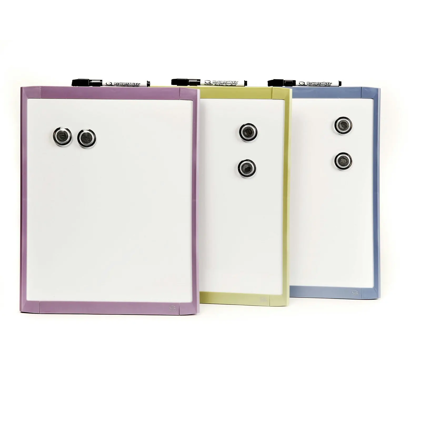 Quartet Basics Dry-Erase Board 28x36cm Whiteboard w/ Marker/Magnets Assorted