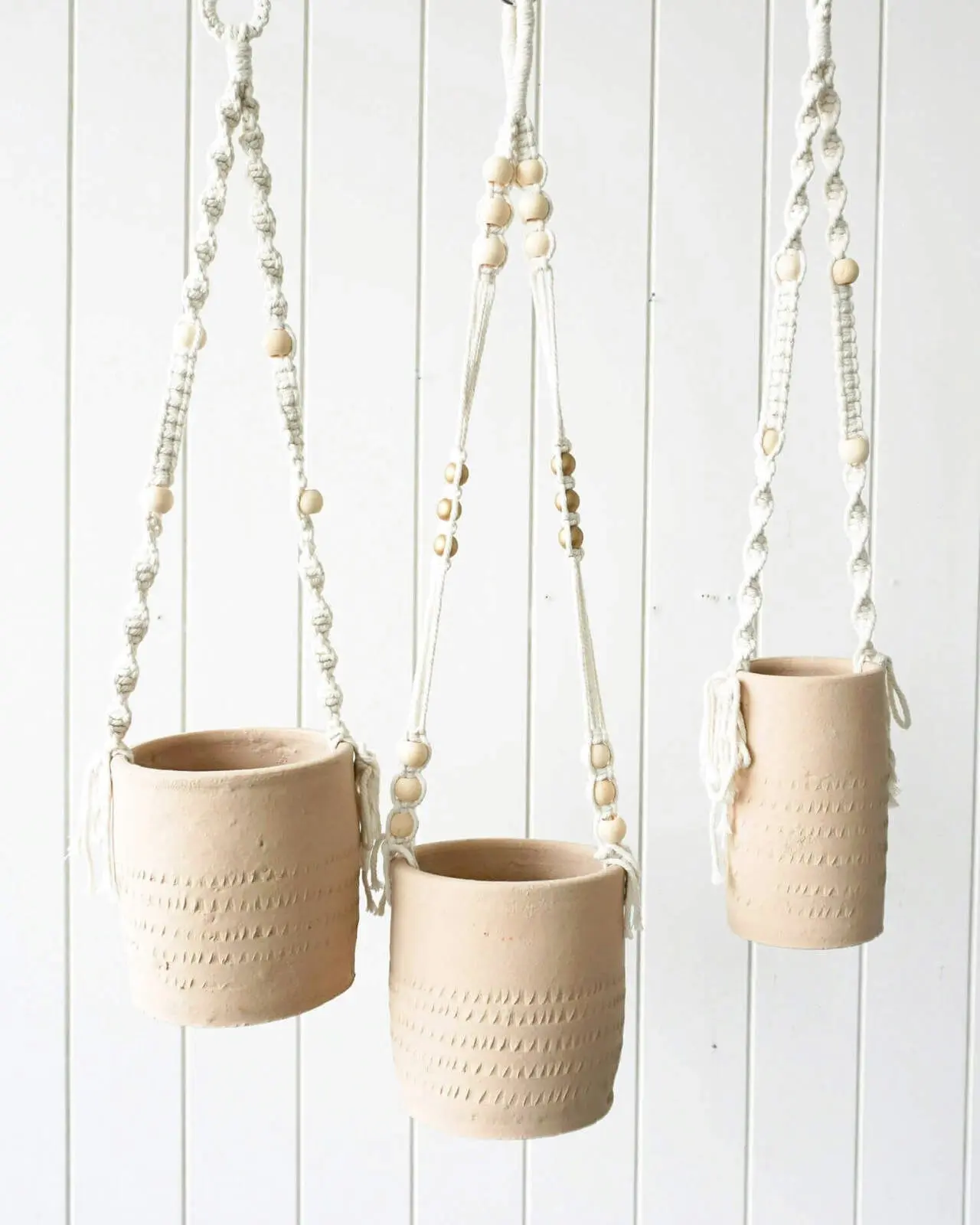 Rayell Large Lacey Hanging Pot/Planter Home Decor/Display Sand 10x18.5x10cm