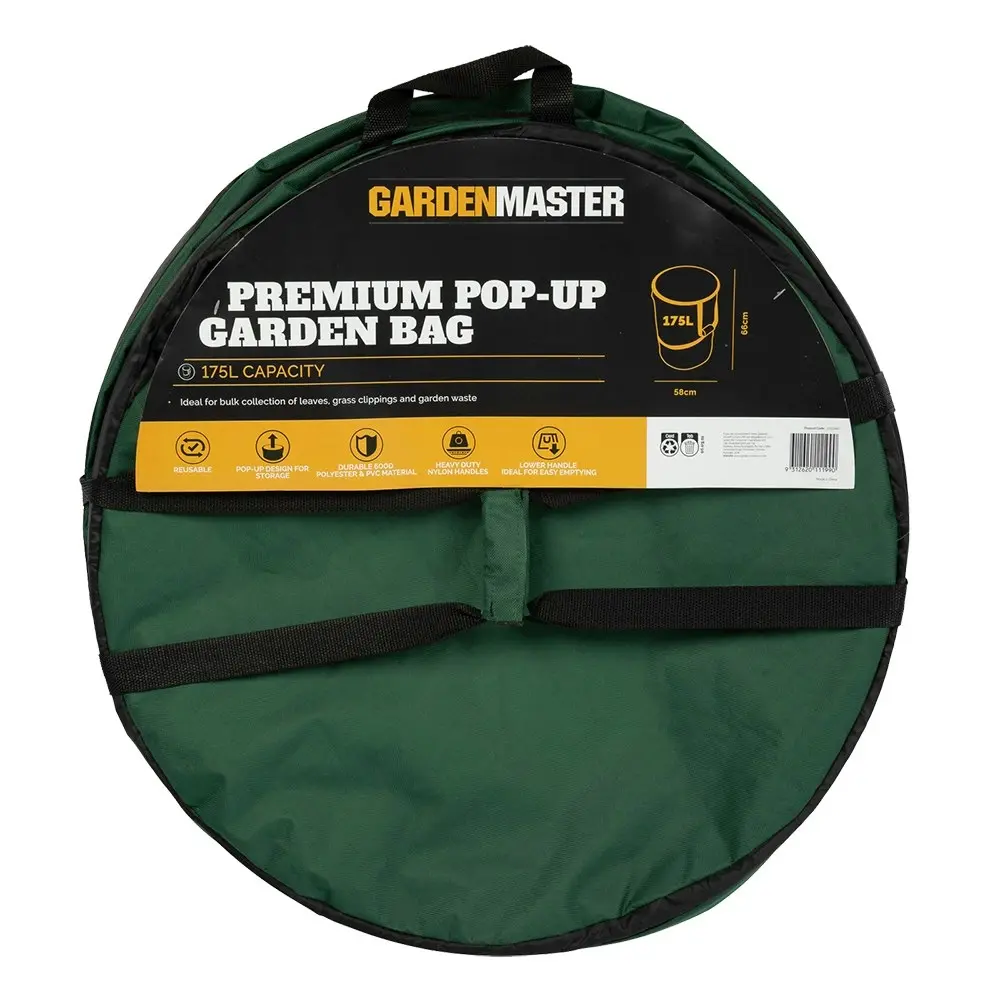 Gardenmaster Heavy Duty Reusable Durable Premium Pop Up Gardening Bag 175L