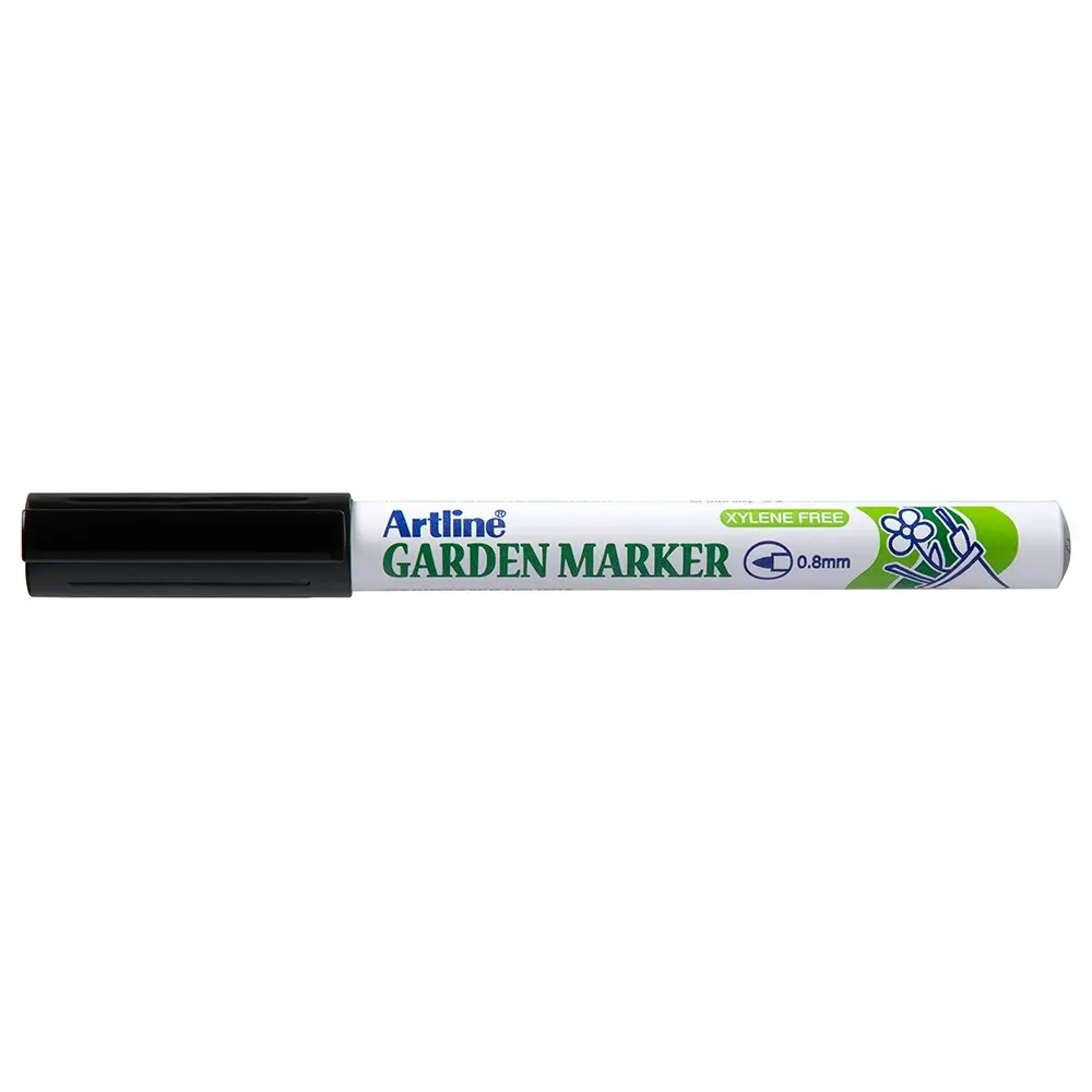 12PK Artline Garden Marker 0.7mm Bullet Nib - Black