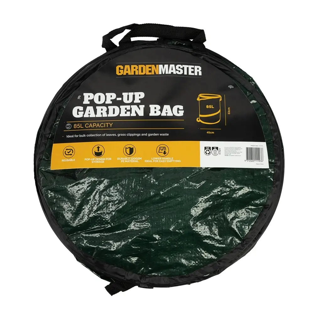 5x Gardenmaster Reusable Durable Pop Up Plant Waste Gardening Bag Heavy Duty 85L