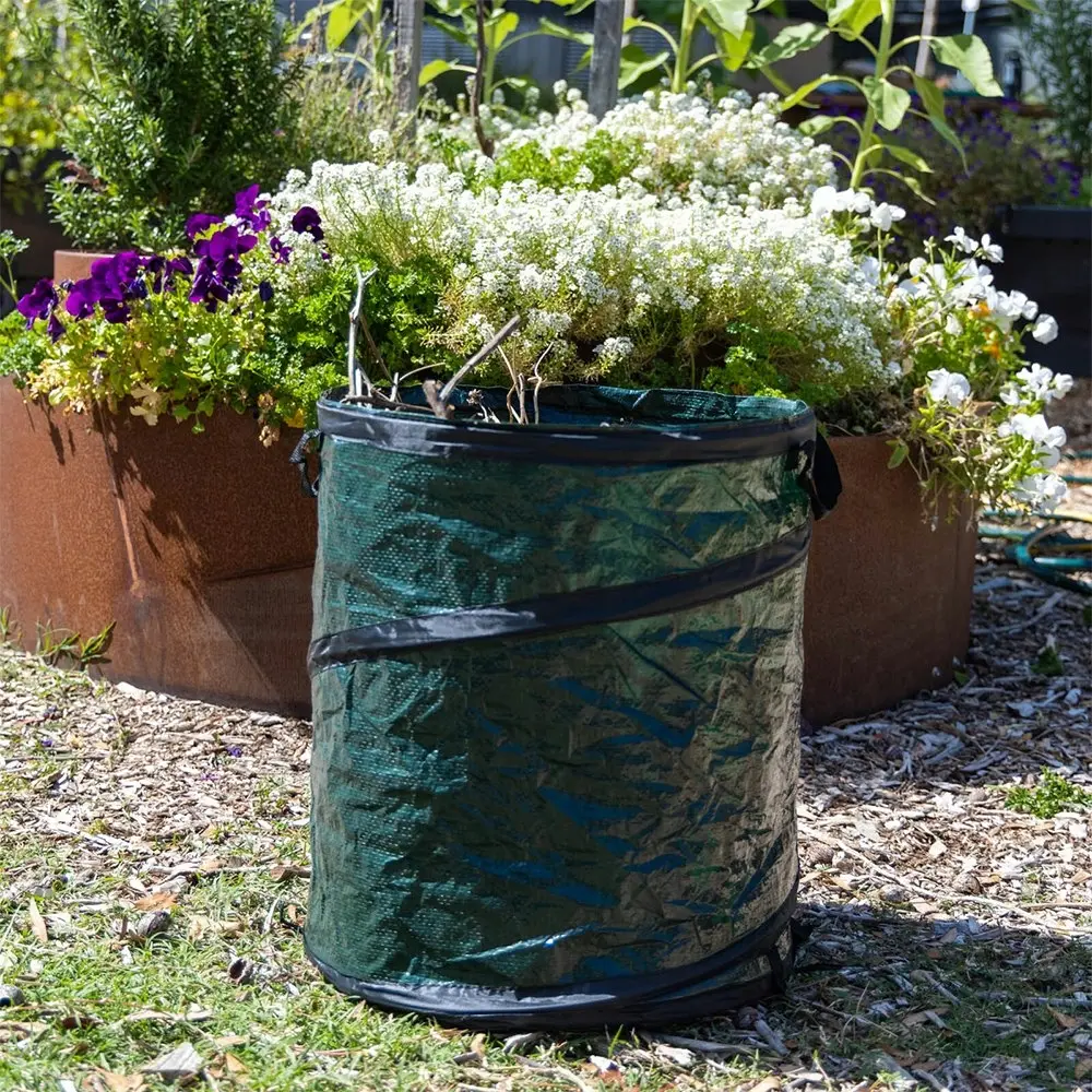 2x Gardenmaster Reusable Durable Pop Up Waste Gardening Bag Heavy Duty 174L