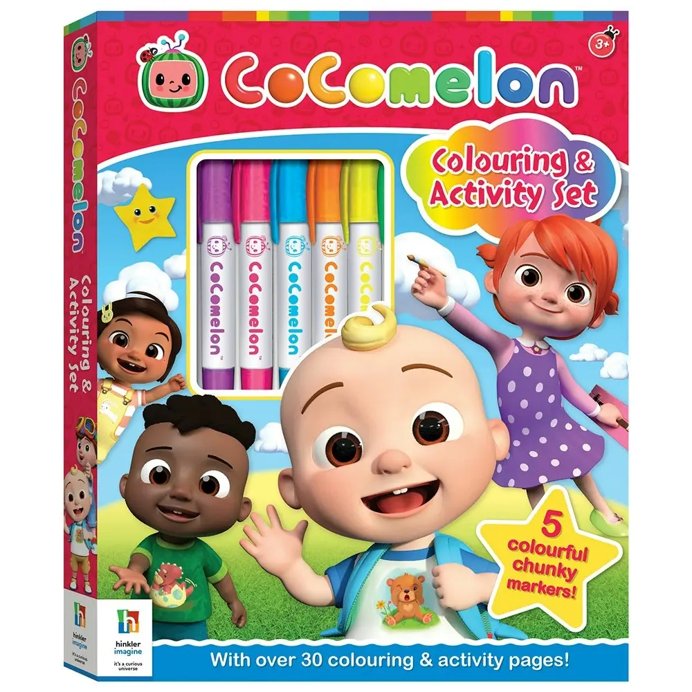 2x Kaleidoscope Colouring Kit CoComelon Colouring Activity Kit Art Book 6y+