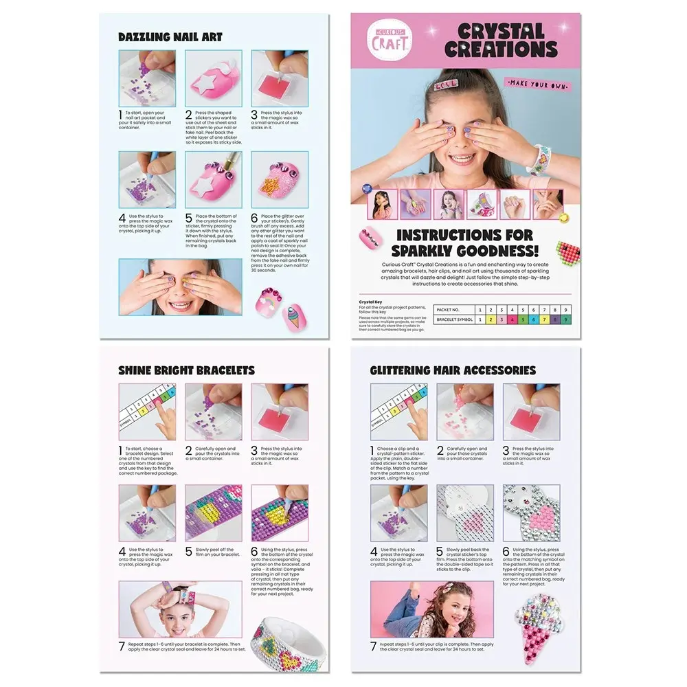 Curious Craft Ultimate Crystal Creations Accessory Activity Kit Project 8y+