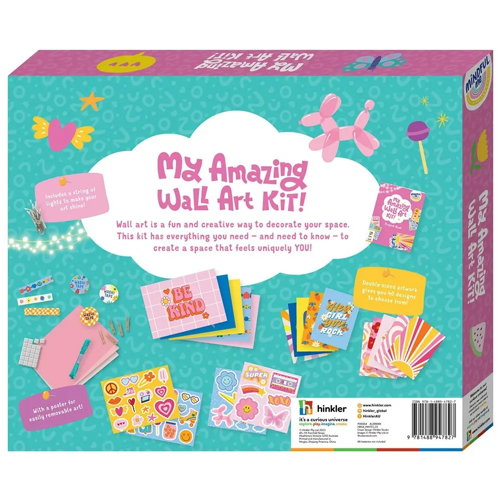 Elevate Mindful Me My Amazing Wall Art Kit Craft Activity Kit Art Project 6y+