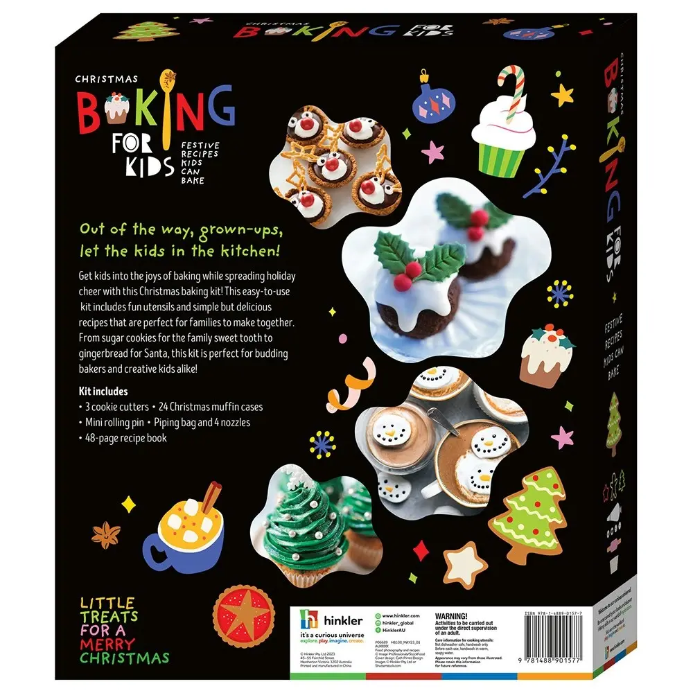 Wonderfull Christmas Baking for Kids Kit Kids Activity Kit Hobby Project 6y+